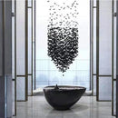 GobekUsa Crystal LED Chandelier: Luxury Staircase & Hallway Lighting Fixture