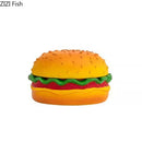 GobekUsa Cartoon Burger Ashtray: Fun Resin Smoking Accessory for Office Table & Gifts