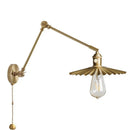 GobekUsa Adjustable Copper Wall Sconce Edison Lamp LED - Modern Bedroom Bathroom Light