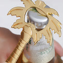 GobekUsa Coconut Tree Bottle Opener in Silver & Gold: Wedding Kitchen Tool