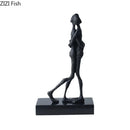 GobekUsa Abstract Couple Statue for Desk Decoration and Room Aesthetics
