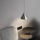 Minimalist Black Conical Aluminum Pendant Light