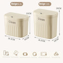 GobekUsa Kitchen Cabinet Hanging Trash Can with Lid and Large Capacity