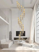 GobekUsa High-ceiling Room Pendant Lights Adjustable Luxury Fixture