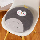 GobekUsa Animal Print Round Office Chair Cushion with Memory Foam & Velvet Cover