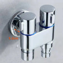 GobekUsa Brass Wall Mounted Bidet Faucet Set with Double Use, Limited Space Angle Valve