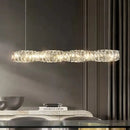 GobekUsa Crystal LED Pendant Lights | Dimmable Ring Hanging Lamp | Modern Luxury Decor Fixtures