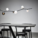 GobekUsa Glass Branch Chandelier: LED Home Decor Lighting for Living Room & Dining Table