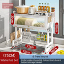 GobekUsa Kitchen Cabinet Organizer Shelf for Sink Seasoning Tableware Storage