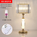 GobekUsa Crystal Desk Lamp: Modern High-End Decorative Bedside Light