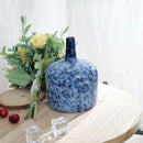 GobekUsa Blue Ceramic Vase Porcelain Pot Flower Arrangement Home Decor Accessories