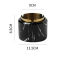 GobekUsa Gold Plated Marble Texture Ashtray - Smoking Accessories Weed Tray