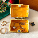 GobekUsa Enamel Figurine Jewelry Trinket Box Wedding Gift Holder