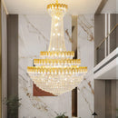 GobekUsa Crystal Chandelier: Luxury European Living Room Main Light 2024 Elegant Design