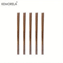 GobekUsa 5PCS Natural Wooden Chopsticks - Japanese Hotel Restaurant Special Chopsticks For Ramen Rice