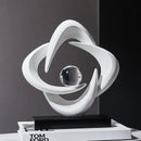 GobekUsa Abstract Resin Sculpture Figurine for Home Decor & Table Centerpiece