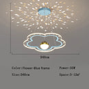 GobekUsa Cloud Flower LED Chandelier: Modern Starry Sky Decor for Kid's Bedroom and Study Hall