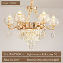 GobekUsa Crystal Chandelier: Grand European Villa High-end Fixture for Living Room, Restaurant, Building