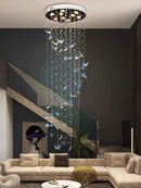 GobekUsa Crystals Pendant Light Indoor Chandelier - Minimalist Hanging Lamp for Modern Spaces