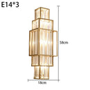 GobekUsa Glass Crystal Wall Lamp Modern Minimalist Luxury Indoor Lighting