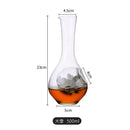 GobekUsa Crystal Glass Wine Decanter & Sake Glass Set- Hamster Nest Design