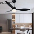 GobekUsa 52" Fashion Plastic Blade Ceiling Fan with Lamp and Remote Control