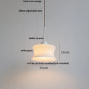 GobekUsa Glass LED Pendant Lamp | Adjustable Nordic Hanging Light