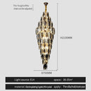 GobekUsa Crystal Chandelier for Luxe Modern European Villa Decor