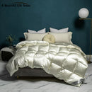 GobekUsa Luxe Goose/Duck Down Quilt: Fluffy Cozy Warmth, Queen King Size
