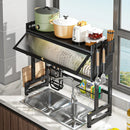 GobekUsa Kitchen Cabinet Organizer Shelf for Sink Seasoning Tableware Storage