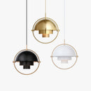Nordic Art Deco Metal Pendant Light, White Black Gold