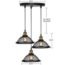 GobekUsa Black Iron Net-Cage Kitchen Pendant Light with LED for Bedroom & Living Room