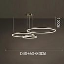 GobekUsa LED Pendant Chandeliers for Staircase & Living Room Lighting