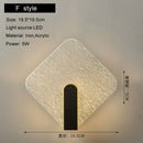 GobekUsa LED Wall Lamp 5W Modern Nordic Sconce Lights for Bedroom Living Room