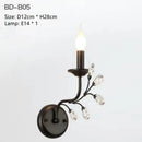 GobekUsa Crystal LED Chandelier for Home Lighting in Bedroom Living Room Dining Kitchen