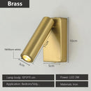 GobekUsa Adjustable Angle LED Wall Lamp for Bedside Reading & Bedroom Ambiance