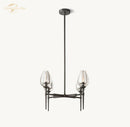 GobekUsa Crystal Tulip Chandelier Pendant Light Living Room Dining Bedroom Luxury Glass Lighting