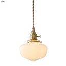 GobekUsa Glass LED Pendant Light Fixture Knob Switch Nordic Modern Hanging Lamp