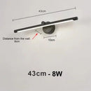 GobekUsa LED Wall Lamp with Touch Dimming Motion Sensor - 40cm/55cm