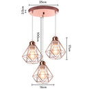 GobekUsa Iron Frame Pendant Chandelier for Modern Indoor Lighting