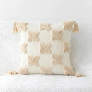 GobekUsa Bohemian Tufted Tassel Pillow Case - Geometric Nordic Style Sofa Cushion