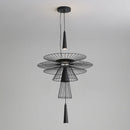 GobekUsa LED Iron Pendant Chandelier for Dining Room, Nordic Design Ceiling Light