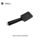 GobekUsa Black Shower Slider Adjustable Rail Set 3 Functions Simple Style 1.5M Hose