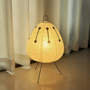 GobekUsa Akari Noguchi Table Lamp: Japanese Design Rice Paper Standing Light for Home & Bar Décor