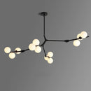 GobekUsa Glass Balls LED Pendant Lights: Modern Branches Style Chandeliers for Living Room