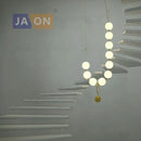 GobekUsa Brass Artistic Necklace Chandelier Lighting for Living Room
