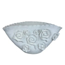 GobekUsa Embossed Rose Ceramic Flower Vase Handmade Porcelain Craft Home Decor