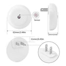 GobekUsa LED Night Light Smart Sensor Plug-in Wall Night Lamp for Home Bedroom Hallway