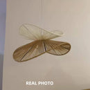 GobekUsa Hemp Pendant Lights: Wabi Sabi LED Indoor Lighting Fixtures