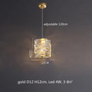 GobekUsa Dimmable Crystal Chandelier Pendant Light for Modern Luxury Living Room.